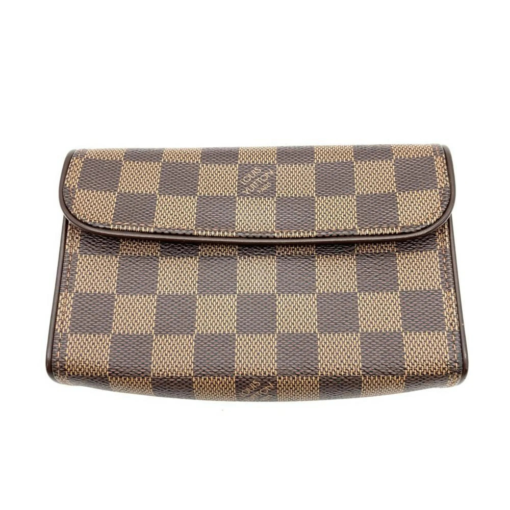 LOUIS VUITTON Authentic Brown Damier Pochette Hobo Bag